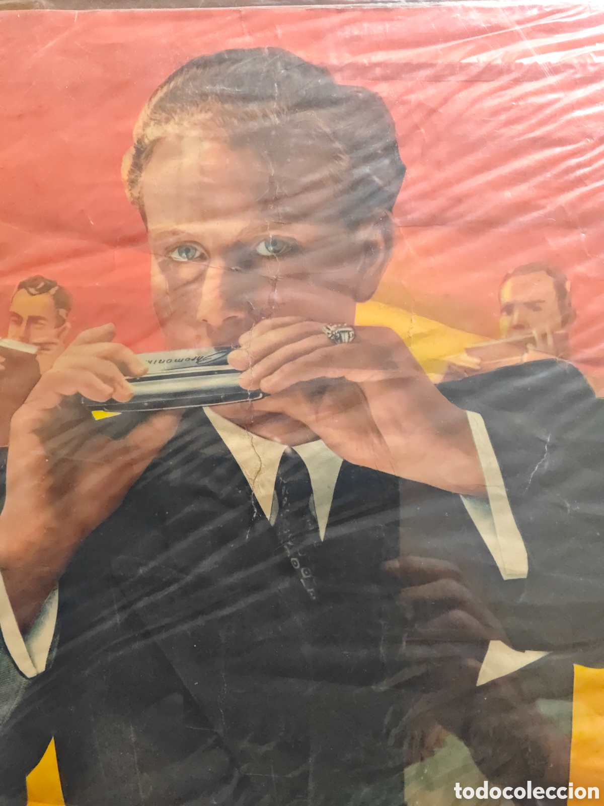 Carteles publicitarios: Armonicas HOHNER. Cartel para publicidad establecimiento. 68 x 48 ctms