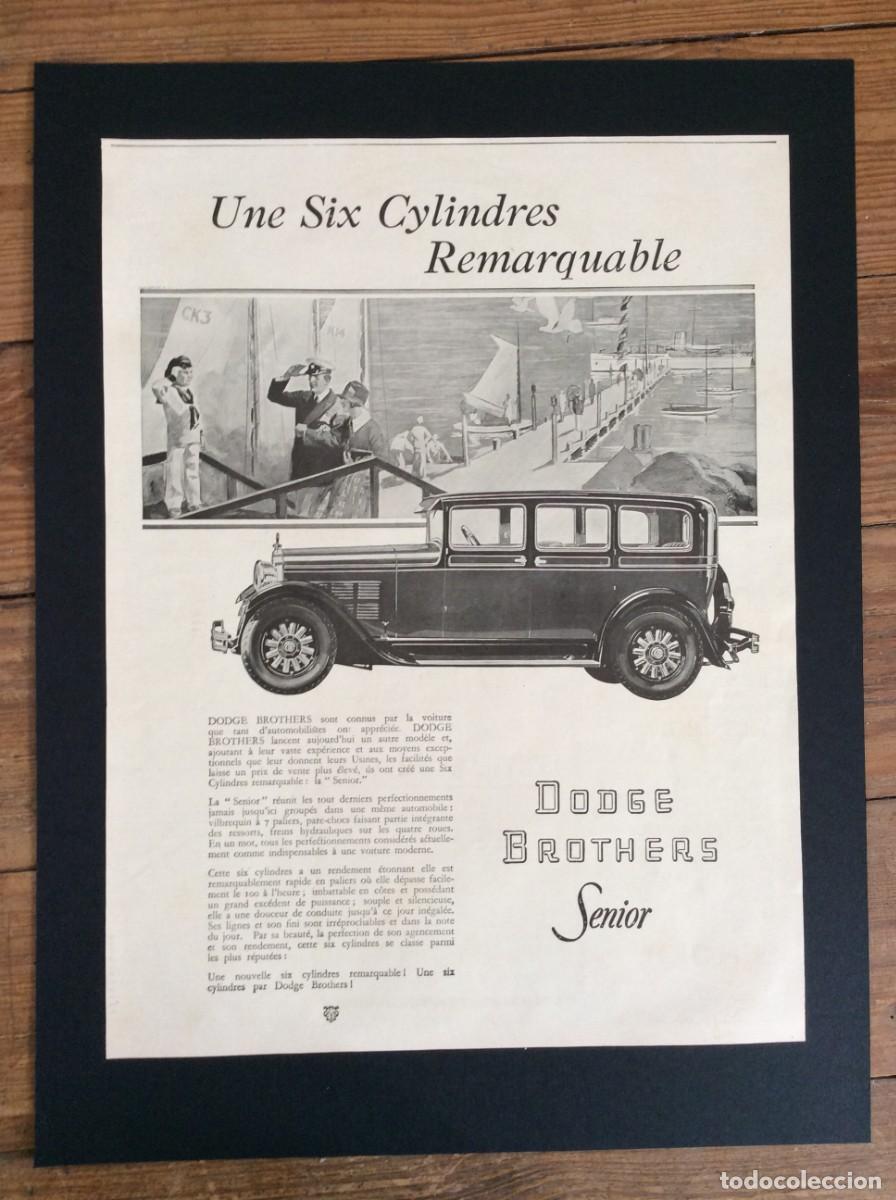 Carteles publicitarios: Publicidade Original 1928 - Dodge Brothers Senior