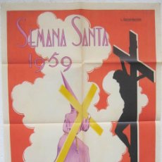 Carteles de Semana Santa: CARTEL SEMANA SANTA ALBACETE 1959 ILUSTRADOR L GALLEGO BALTREM
