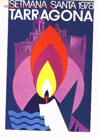 Carteles de Semana Santa: Programa de actos de Semana Santa, TARRAGONA. - Foto 1