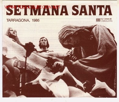 Carteles de Semana Santa: Programa de actos de Semana Santa, TARRAGONA. - Foto 1