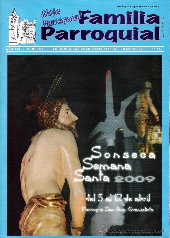 Carteles de Semana Santa: PROGRAMA DE SEMANA SANTA 2009. SONSECA (TOLEDO) - Foto 1