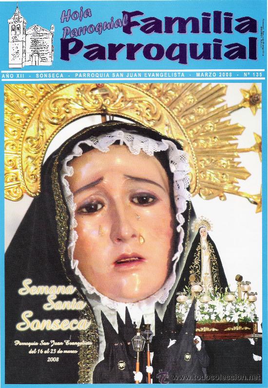 Carteles de Semana Santa: PROGRAMA DE SEMANA SANTA 2008. SONSECA (TOLEDO) - Foto 1