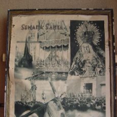 Carteles de Semana Santa: CARTEL SEMANA SANTA DE SEVILLA. HUECOGRABADO FOURNIER-VITORIA.70 POR 50 CMS.