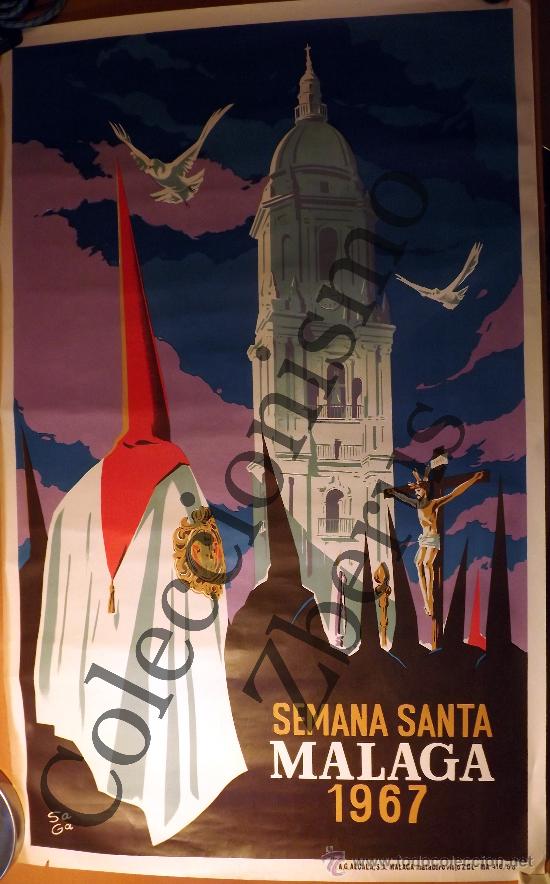 Carteles de Semana Santa: Semana Santa de M&aacute;laga 1967 - Foto 1