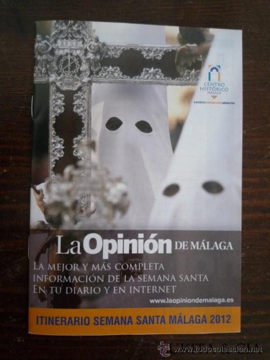 Affissi di Settimana Santa: ITINERARIO SEMANA SANTA M&Aacute;LAGA 2012