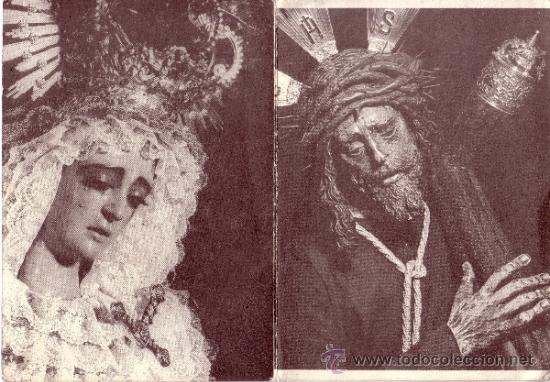 Carteles de Semana Santa: SEMANA SANTA SEVILLA - DIPTICO DE CULTOS DEL GRAN PODER DE 1982 - Foto 1