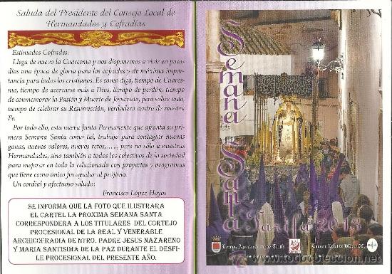 Carteles de Semana Santa: PROGRAMA SEMANA SANTA EN TARIFA(CADIZ) 2013. 25 PAGINAS. - Foto 3