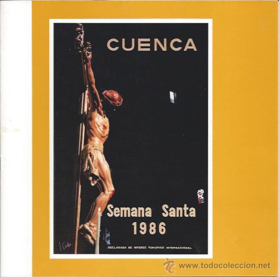 Carteles de Semana Santa: PROGRAMA SEMANA SANTA CUENCA 1986 - Foto 1
