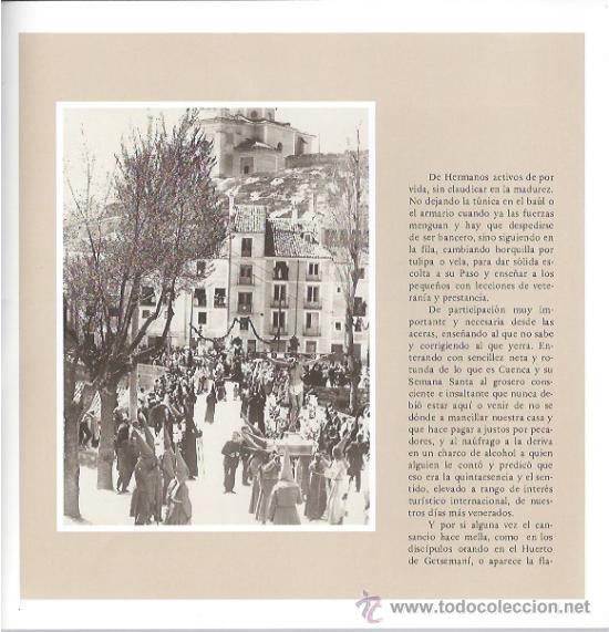 Carteles de Semana Santa: PROGRAMA SEMANA SANTA CUENCA 1986 - Foto 2