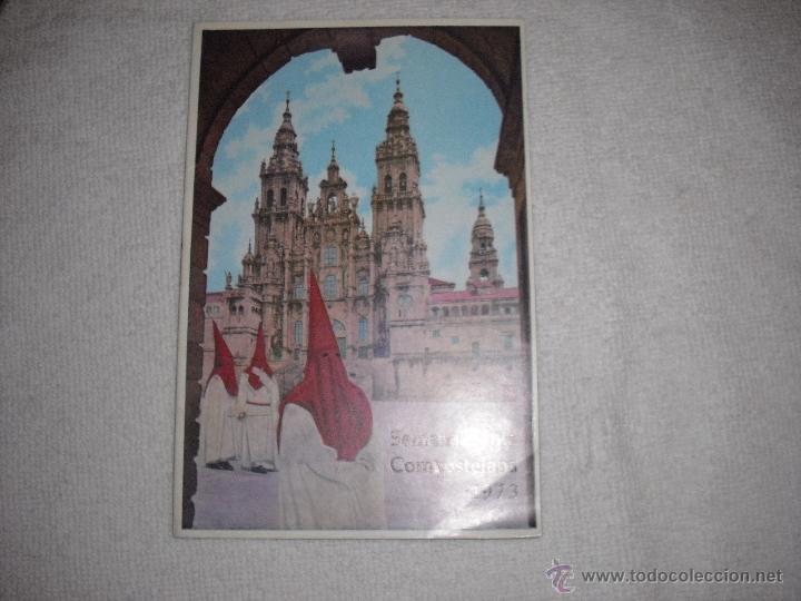 Carteles de Semana Santa: SEMANA SANTA COMPOSTELANA 1973. PROGRAMA - Foto 1
