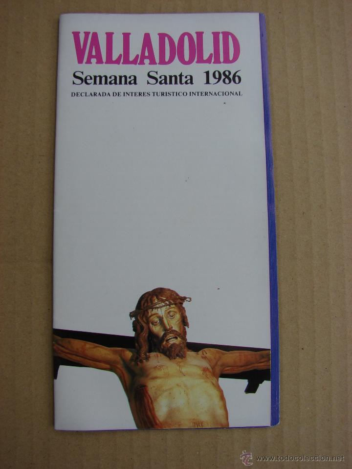 Carteles de Semana Santa: VALLADOLID. PROGRAMA SEMANA SANTA 1986. - Foto 1