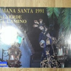 Carteles de Semana Santa: CARTEL SEMANA SANTA VALVERDE DEL CAMINO 1991 70X50 CM.