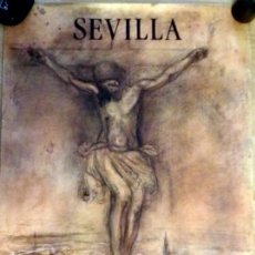 Carteles de Semana Santa: SEMANA SANTA 1992, SEVILLA, CARTEL DE JOAQUIN SAENZ,47X70 CMS, ORIGINAL
