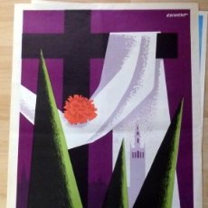 Carteles de Semana Santa: CARTEL SEMANA SANTA DE SEVILLA, 1968, 48X68 CMS, ORIGINAL