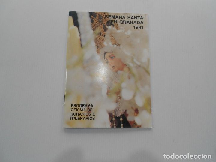 Carteles de Semana Santa: programa semana santa en granada 1991 - Foto 1