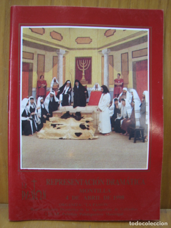 Carteles de Semana Santa: Semana Santa de Montilla. Representaci&oacute;n dram&aacute;tica 1998 - Foto 1