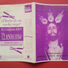 Affissi di Settimana Santa: ITINERARIO Y HORARIO DE SEMANA SANTA EN MALAGA AÑO 1997 BBV