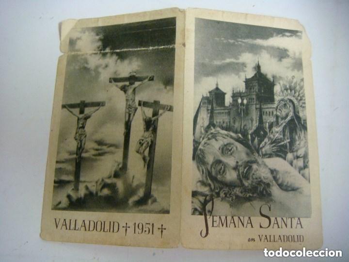 Carteles de Semana Santa: PROGRAMA DE SEMANA SANTA EN VALLADOLID A&Ntilde;O 1951 - Foto 1