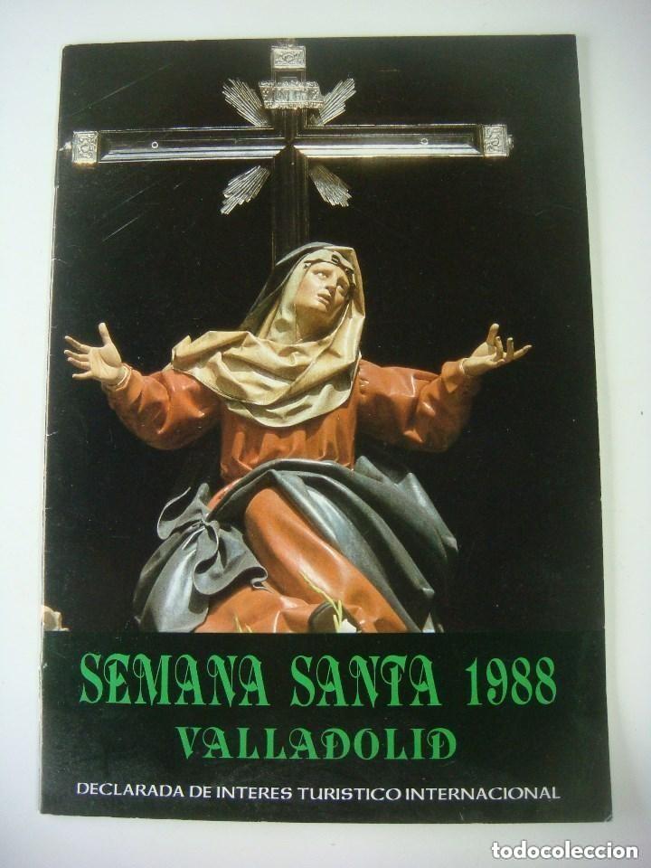 Carteles de Semana Santa: PROGRAMA DE SEMANA SANTA DE VALLADOLID A&Ntilde;O 1988 - Foto 1