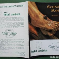 Carteles de Semana Santa: PROGRAMA ITINERARIO HORARIO GUIA DE SEMANA SANTA EN SEVILLA AÑO 2003. Lote 298861573
