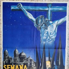 Carteles de Semana Santa: CARTEL SEMANA SANTA CADIZ 1945 B DE HOYOS LITOGRAFIA ORIGINAL