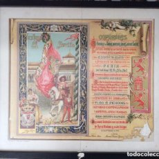 Carteles de Semana Santa: CARTEL FERIA DE ABRIL DE SEVILLA 1902 - ORIGINAL ,RARO