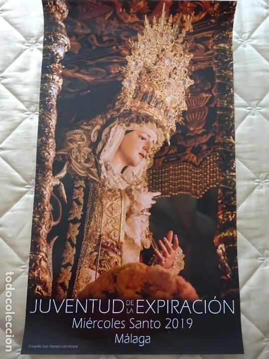 Holy Week Posters : POSTER CARTEL RELIGIOSO SEMANA SANTA M&Aacute;LAGA. A&Ntilde;O 2019. HERMANDAD DE LA EXPIRACI&Oacute;N. 67CM. 7