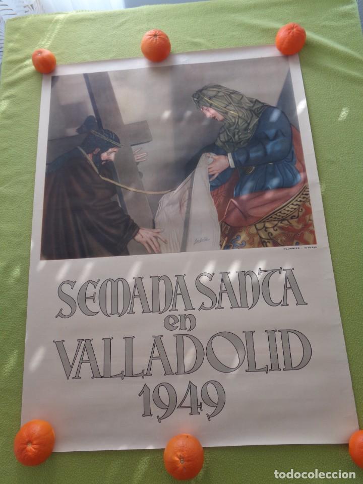 Holy Week Posters : CARTEL ORIGINAL DE LA SEMANA SANTA VALLADOLID 1949 - AUTOR : GERBOLES - 63.5X88 CMS
