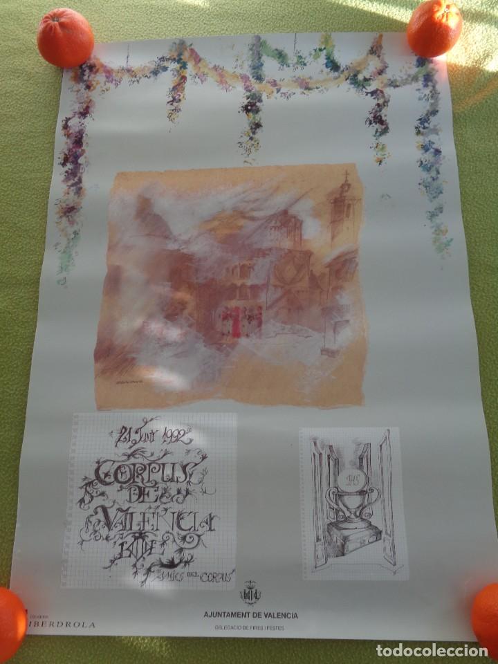 Affiches de Semaine Sainte: POSTER - CARTEL DEL CORPUS - VALENCIA 1992 - ILUSTRADO POR ARMANDO SERRA - 49X70 CM