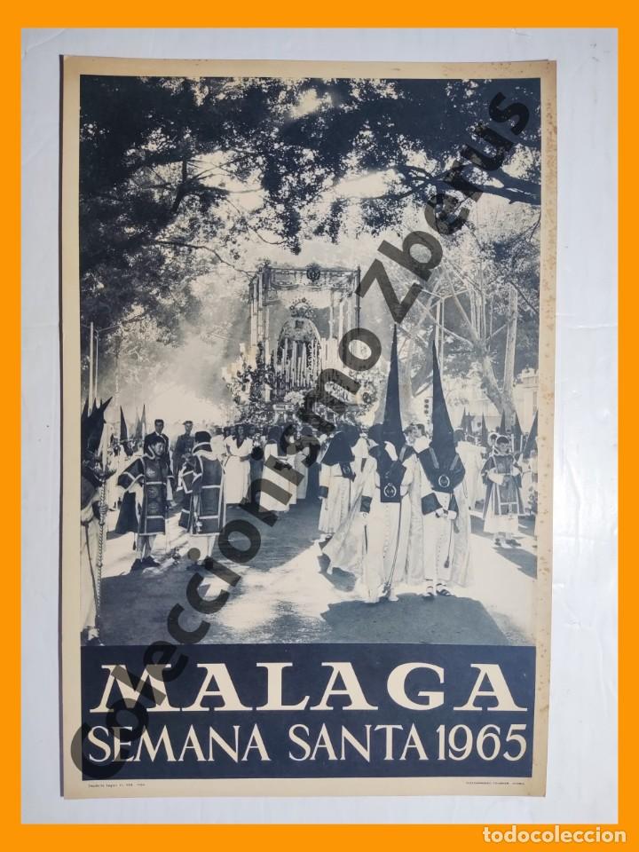 Carteles de Semana Santa: Semana Santa de Malaga - 1965 - Foto 1
