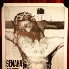 Carteles de Semana Santa: CARTEL SEMANA SANTA. BURGOS. AÑO: 1968. BUEN ESTADO. 62 X 45 CM. AUTOR: ROMÁN GARCÍA.