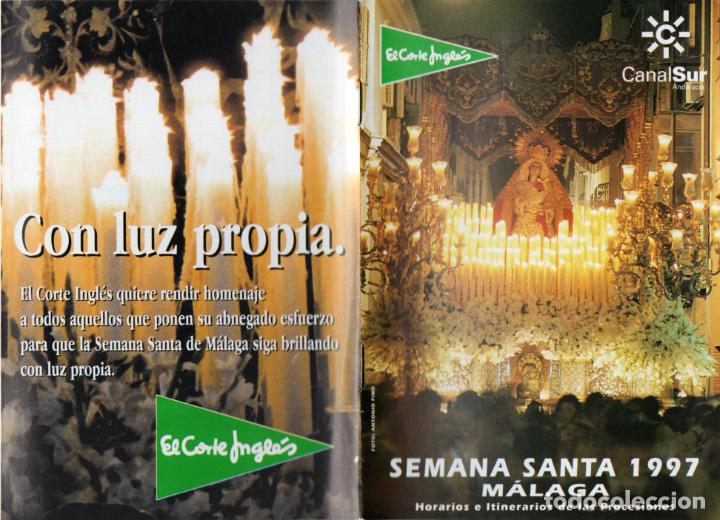 Carteles de Semana Santa: Itinerario/Programa Semana Santa M&aacute;laga 1997 - Foto 1