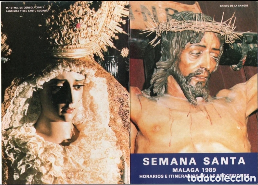 Carteles de Semana Santa: 1989 - Itinerario/Programa Semana Santa de M&aacute;laga - Foto 1