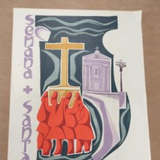 Carteles de Semana Santa: CARTEL POSTER - SEMANA SANTA MURCIA - 1965