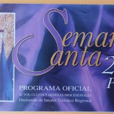 Affissi di Settimana Santa: PROGRAMA OFICIAL SEMANA SANTA DE PALENCIA 2001