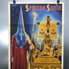 Affissi di Settimana Santa: CARTEL - CREVILLENTE, ALICANTE, SEMANA SANTA, 1945 - ILUSTRADOR: DONAT, LITOGRAFIA