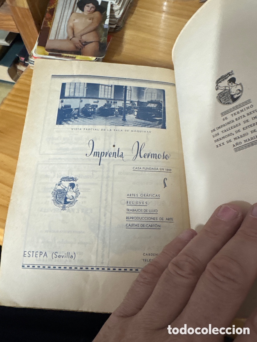 Carteles de Semana Santa: Programa de semana Santa de Estepa, 1954 - Foto 5