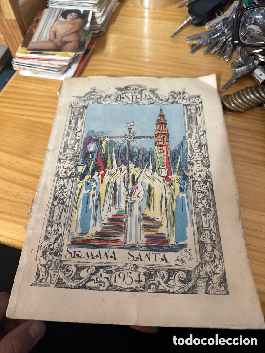Carteles de Semana Santa: Programa de semana Santa de Estepa, 1954 - Foto 1