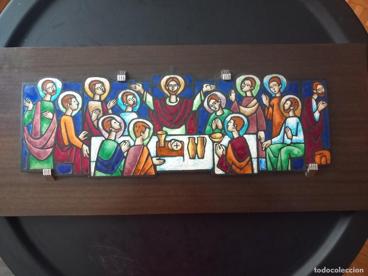 Carteles de Semana Santa: Cuadro de la Santa cena cromado. - Foto 1
