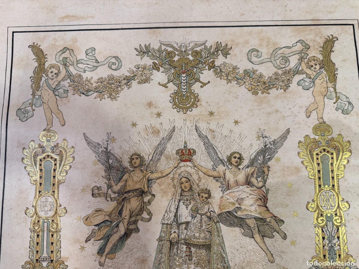 Carteles de Semana Santa: 1897 Chromolithograph - Mare de Deu de Gracia - Foto 1