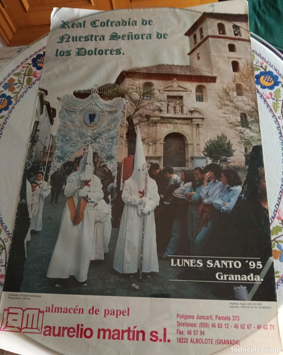 Carteles de Semana Santa: SEMANA SANTA GRANADA 1995 - REAL COFRAD&Iacute;A DE NUESTRA SE&Ntilde;ORA DE LOS DOLORES - LUNES SANTO