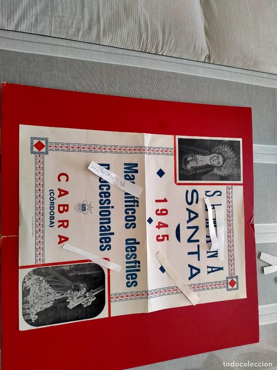 Carteles de Semana Santa: semana santa cartel -cabra-cordoba 1945