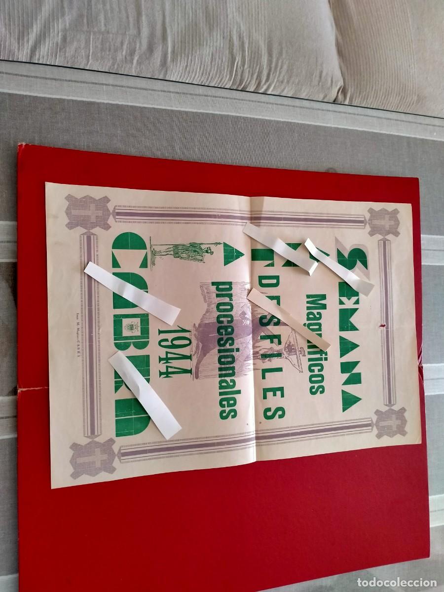 Carteles de Semana Santa: cartel semana santa cabra 1944