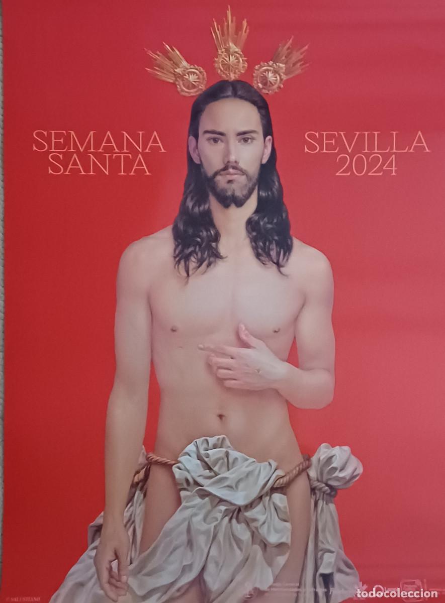 Carteles de Semana Santa: CARTEL OFICIAL ( CENSURADO ) DE LA SEMANA SANTA DE SEVILLA ( A&Ntilde;O 2024 )