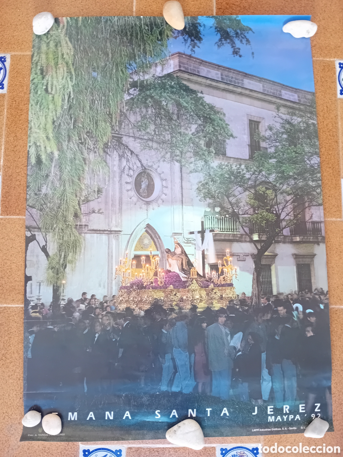 Carteles de Semana Santa: Semana santa mapa jerez 1992