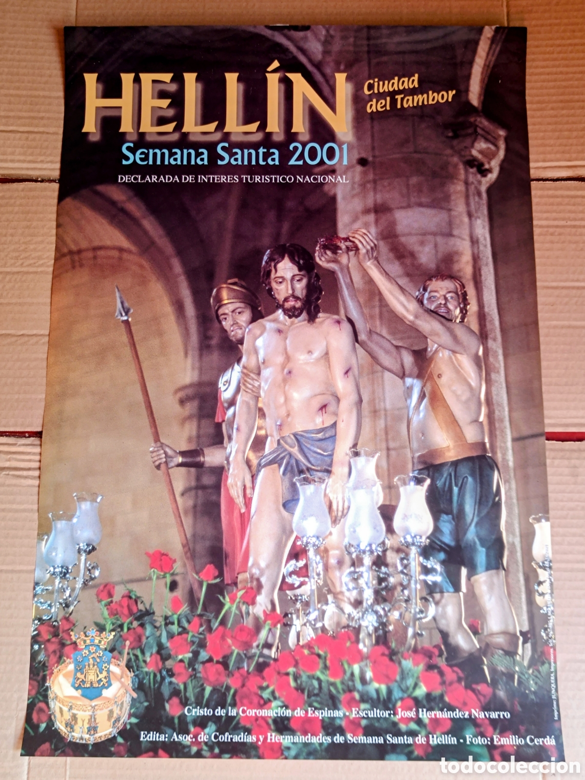 Carteles de Semana Santa: Cristo de la Coronaci&oacute;n de Espinas SS de Hell&iacute;n - Foto 1