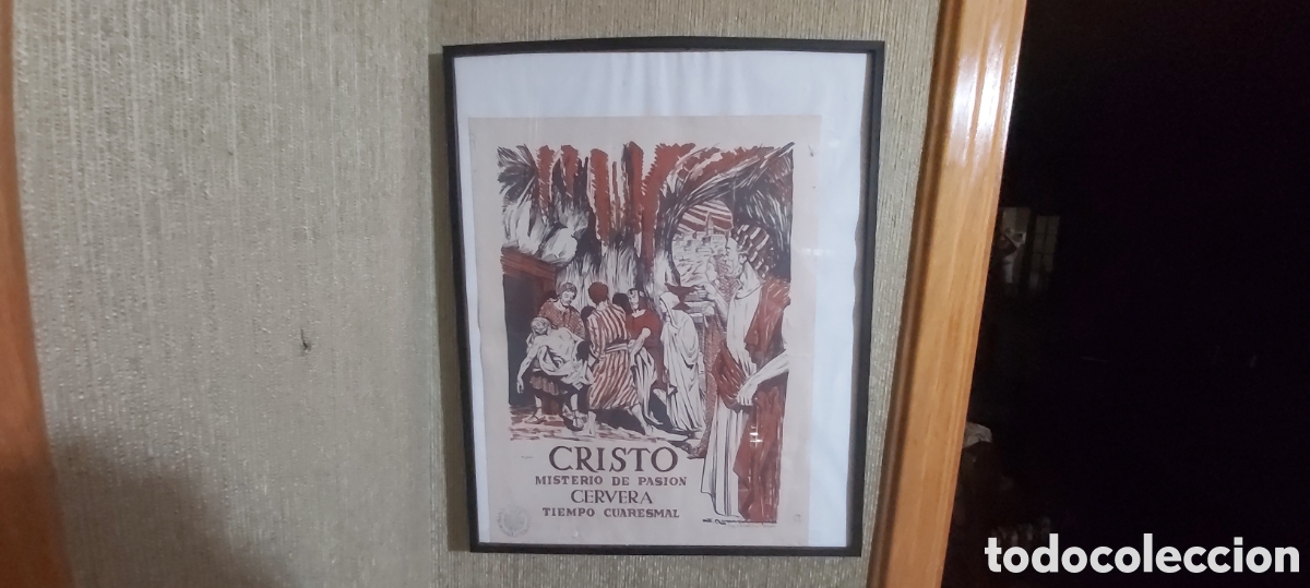 Carteles de Semana Santa: CARTEL A&Ntilde;OS 50 LA PASION DE CERVERA