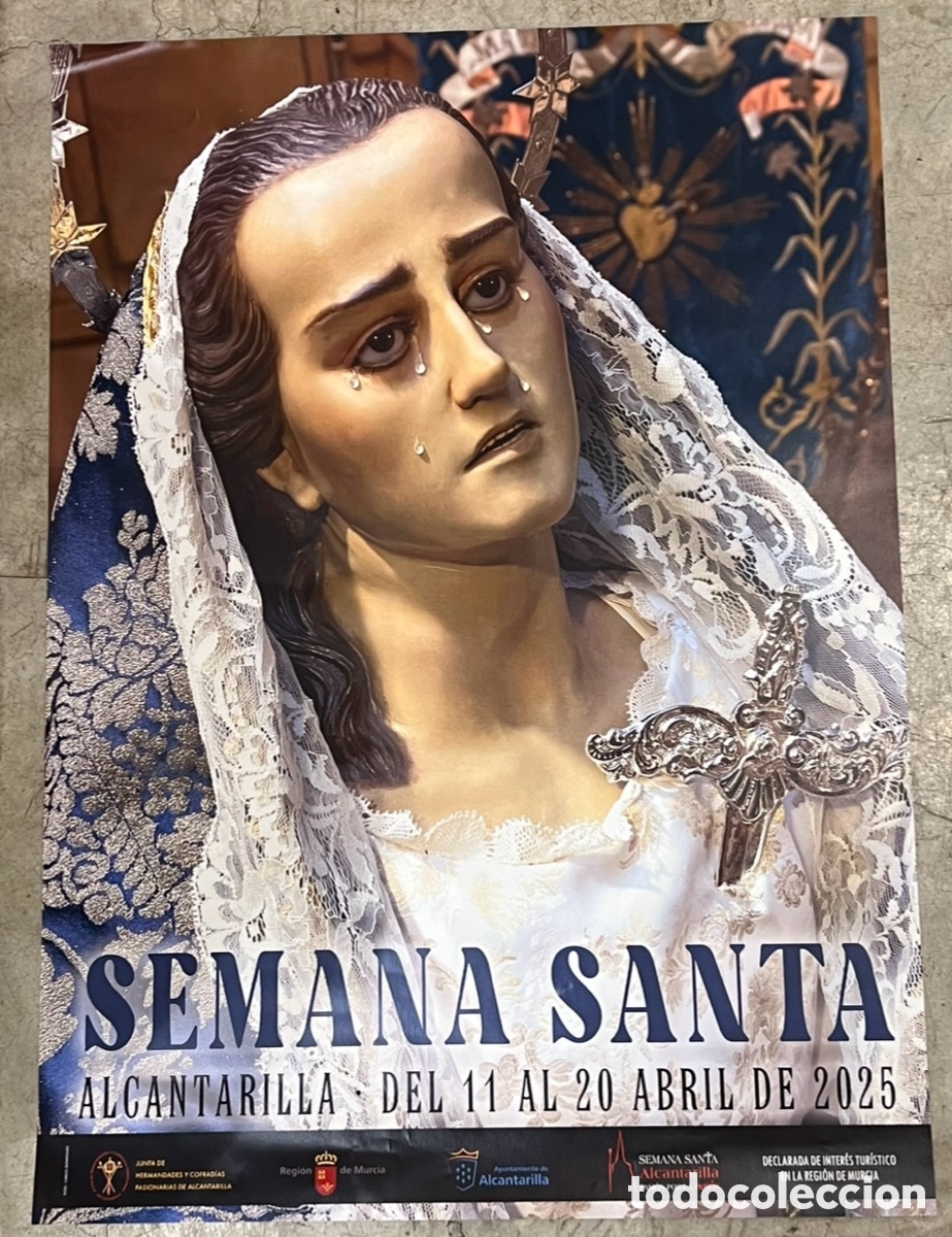 Carteles de Semana Santa: Cartel. Semana Santa. Alcantarilla. Murcia. 2025.