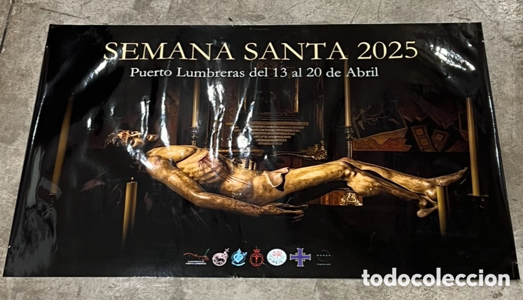 Carteles de Semana Santa: Cartel. Semana Santa. Puerto Lumbreras. Murcia. Moman. 2025.